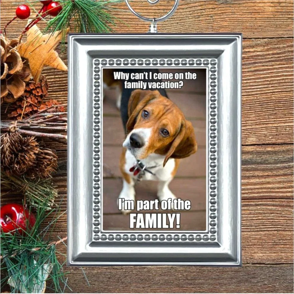 Beagle Puppy Dog Funny Christmas Tree Ornament